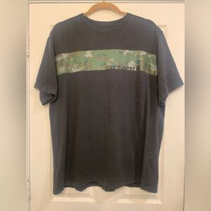 Carhartt Men’s Black Camo 3X Short Sleeve T-Shirt.                        2881-O